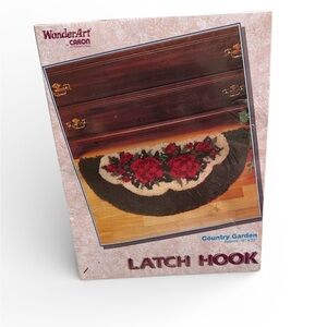 WonderArt Country Garden Latch Hook Kit - Roses